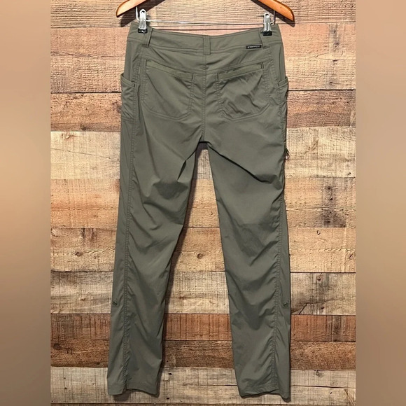 🌻 EXOFFICIO Nomad Roll Up Pant Women's size 2 Hiking Outdoor Activewear Camping - Picture 2 of 11